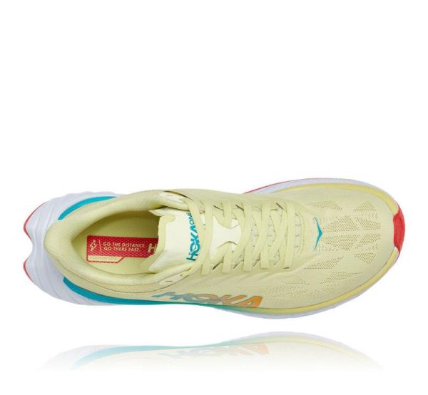 W/M Hoka One One Carbon X 2 Luminary Green / Hot Coral