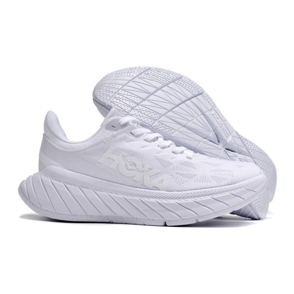 W/M Hoka Carbon X 2 Road-Running Shoes (unisex) White