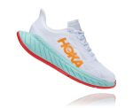 W/M Hoka One One Carbon X 2 White / Blazing Orange