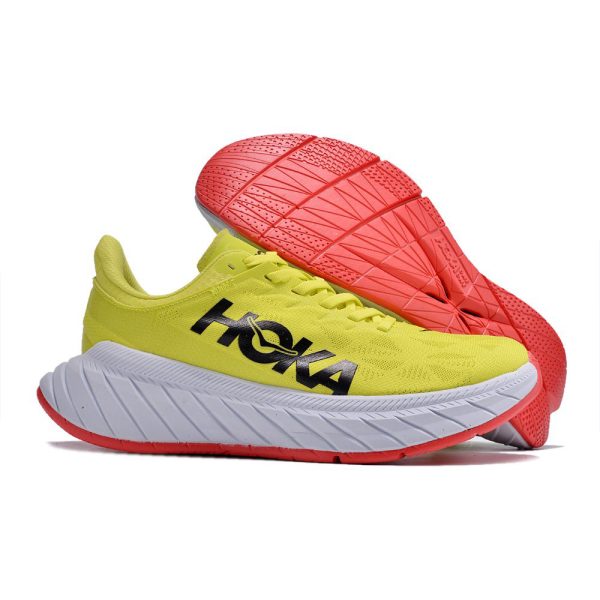 W/M Hoka Carbon X 2 Road-Running Shoes (unisex) Yellow