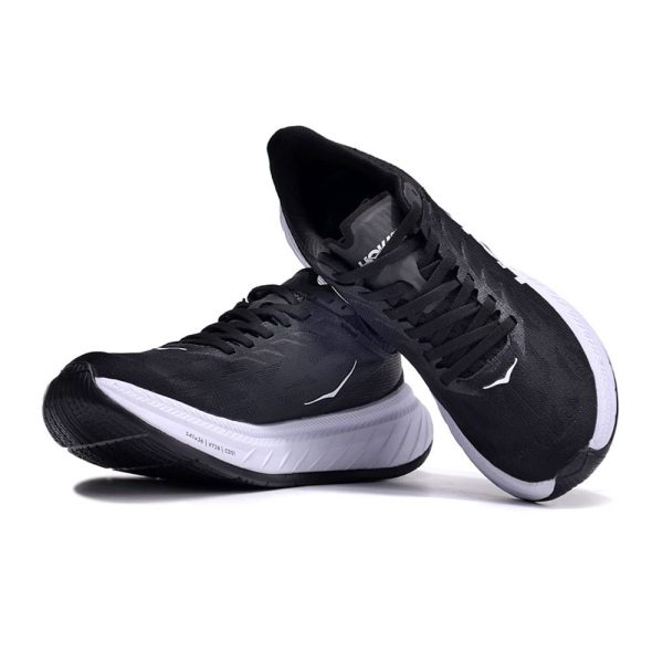 W/M Hoka Carbon X 2 Road-Running Shoes (unisex) Black/White