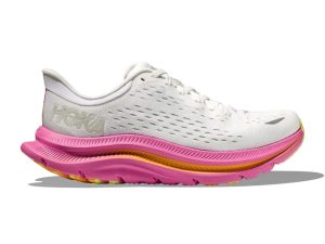 Hoka One One Kawana White Bubblegum Pink Sunset Orange