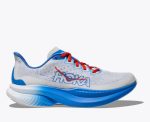 Hoka One One Mach 6 White Virtual Blue