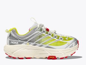 Hoka One One Mafate Three2 White Neon Yellow