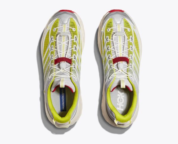 Hoka One One Mafate Three2 White Neon Yellow
