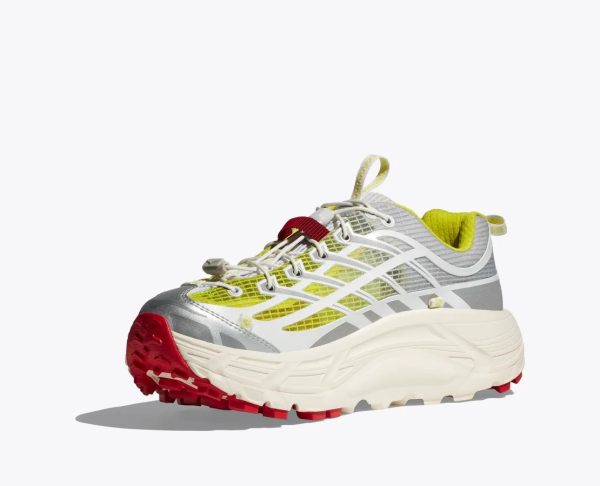 Hoka One One Mafate Three2 White Neon Yellow