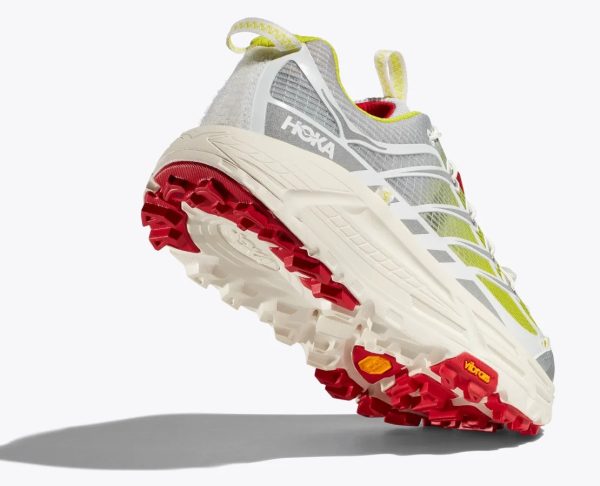 Hoka One One Mafate Three2 White Neon Yellow
