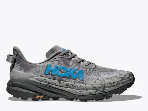 W/M Hoka Speedgoat 6 Galactic Grey Hoka Blue