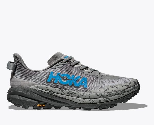 W/M Hoka Speedgoat 6 Galactic Grey Hoka Blue