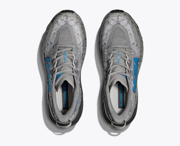 W/M Hoka Speedgoat 6 Galactic Grey Hoka Blue