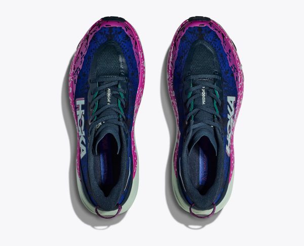 W/M Hoka Speedgoat 6 Stormy Skies Aqua Breeze