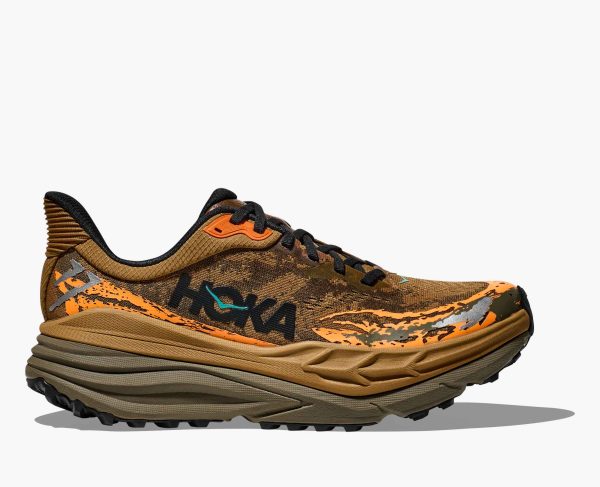 Hoka Trail Running Stinson 7 Honey Antique Olive