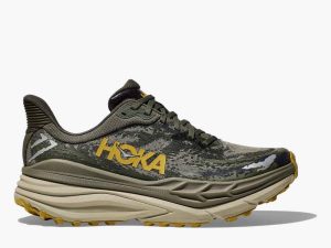 Hoka Trail Running Stinson 7 Olive Haze Forest Cover