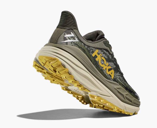 Hoka Trail Running Stinson 7 Olive Haze Forest Cover
