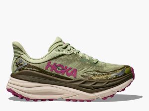 Hoka Trail Running Stinson 7 Seed Green Beet Root