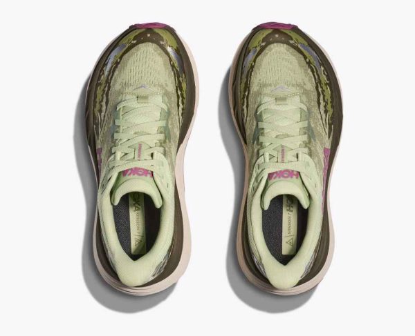 Hoka Trail Running Stinson 7 Seed Green Beet Root