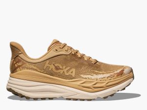 Hoka Trail Running Stinson 7 Wheat Shifting Sand