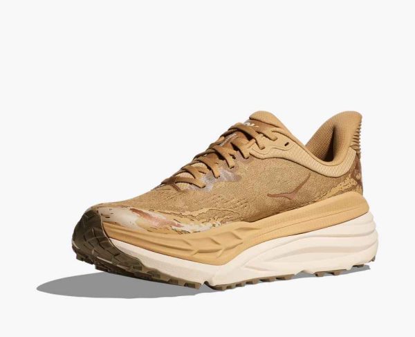 Hoka Trail Running Stinson 7 Wheat Shifting Sand