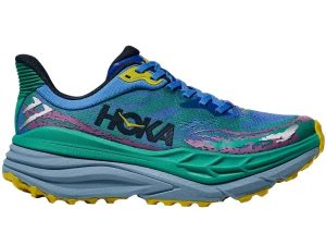 Hoka Trail Running Stinson 7 Virtual Blue Tech Green