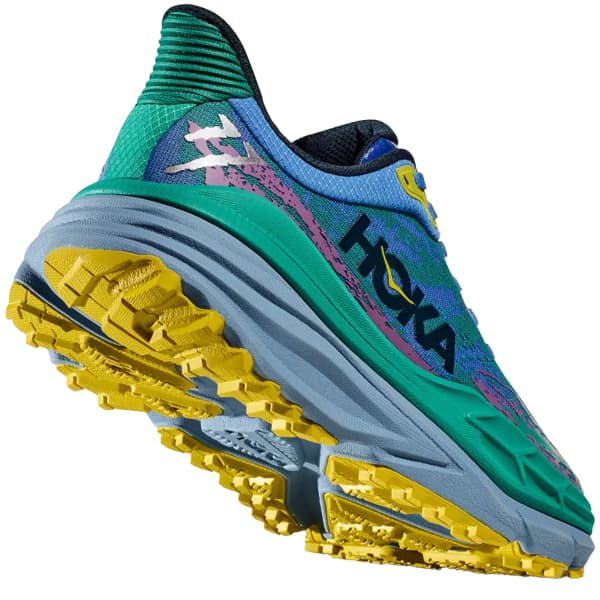 Hoka Trail Running Stinson 7 Virtual Blue Tech Green