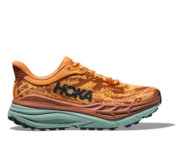 Hoka Trail Running Stinson 7 Amber Haze Amber Brown