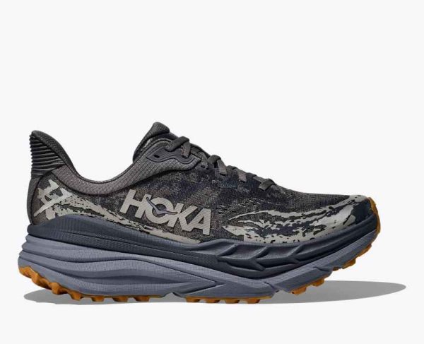 Hoka Trail Running Stinson 7 Satellite Grey Varsity Navy