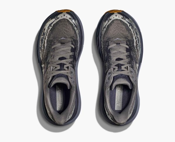 Hoka Trail Running Stinson 7 Satellite Grey Varsity Navy