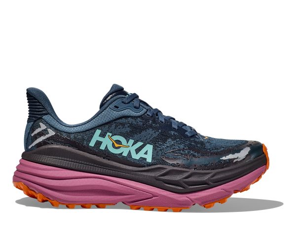 Hoka Trail Running Stinson 7 Real Teal Beet Root