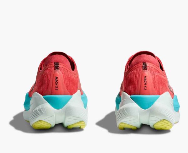 Hoka Everyday Running Mach X 2 Grapefruit Electric Coral