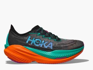 Hoka Everyday Running Mach X 2 Black Electric Aqua
