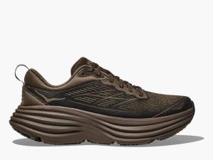 Hoka Stealth Tech Bondi 8 Caged Umber Deep Umber