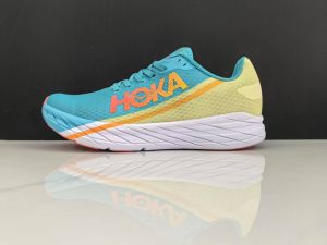 Hoka One One Rocket X Blue Yellow