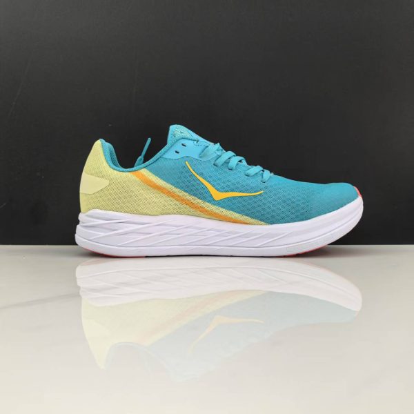 Hoka One One Rocket X Blue Yellow