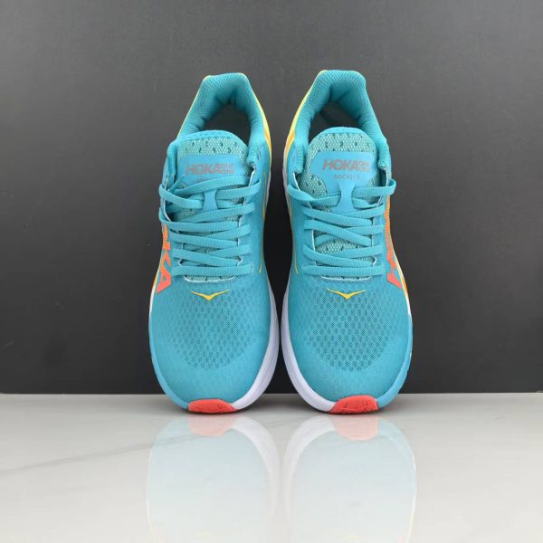 Hoka One One Rocket X Blue Yellow