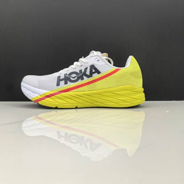 Hoka One One Rocket X White Yellow