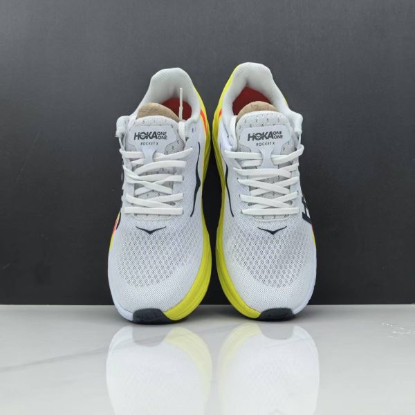 Hoka One One Rocket X White Yellow