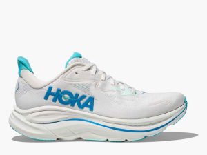 Hoka Everyday Running Clifton 10 white skyward blue