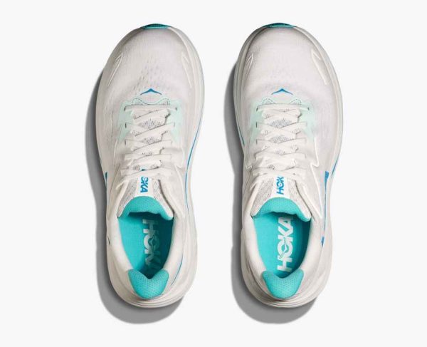 Hoka Everyday Running Clifton 10 white skyward blue