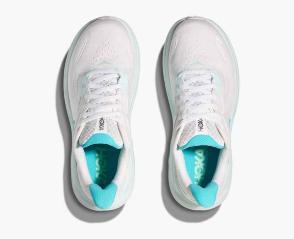 Hoka Everyday Running Clifton 10 white cielo blue