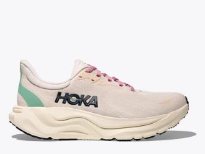 Hoka One One Running Shoes Arahi 8 Rose Cream Alabaster