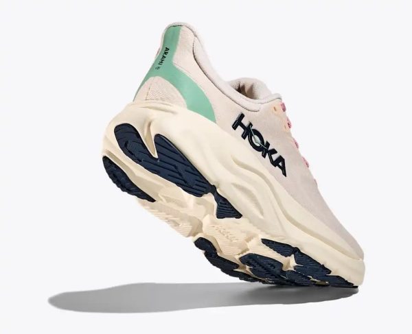 Hoka One One Running Shoes Arahi 8 Rose Cream Alabaster
