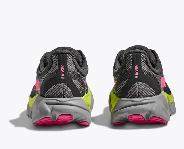 Hoka One One Running Shoes Arahi 8 Charcoal Grey Skies