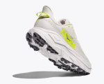 Hoka One One Running Shoes Challenger8 Wide White Neon Citrus