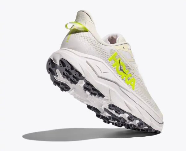 Hoka One One Running Shoes Challenger8 Wide White Neon Citrus