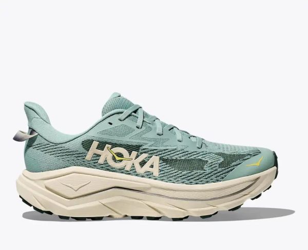 Hoka One One Running Shoes Challenger8 Wide Jade Truffle Salt