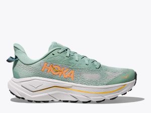 Hoka One One Running Shoes Challenger8 Wide Jade Cosmic Grey