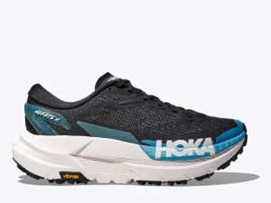 Hoka One One Running Shoes Mafate X Black Skyward Blue